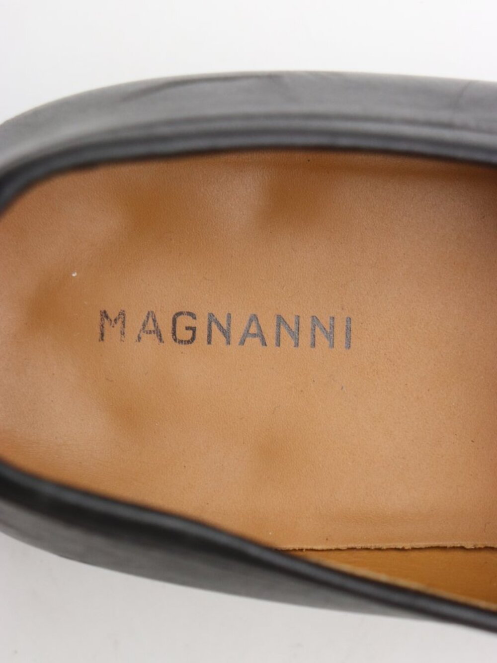 Magnanni Paseo Strap Black Leather Loafers Men's 10.5 M Slip On Dress Casual - Picture 10 of 10